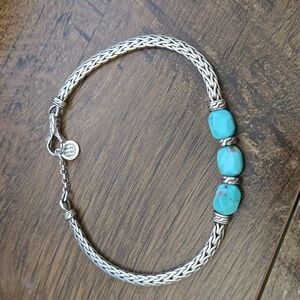 John Hardy Turquoise classic chain bracelet